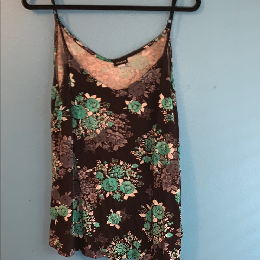 Floral tank top